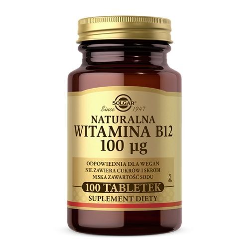 Solgar Natural Vitamin B12 100 мкг таблетки X 100 шт.2