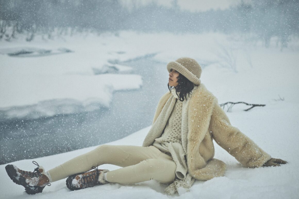 Які шапки для неї на лижний схил?